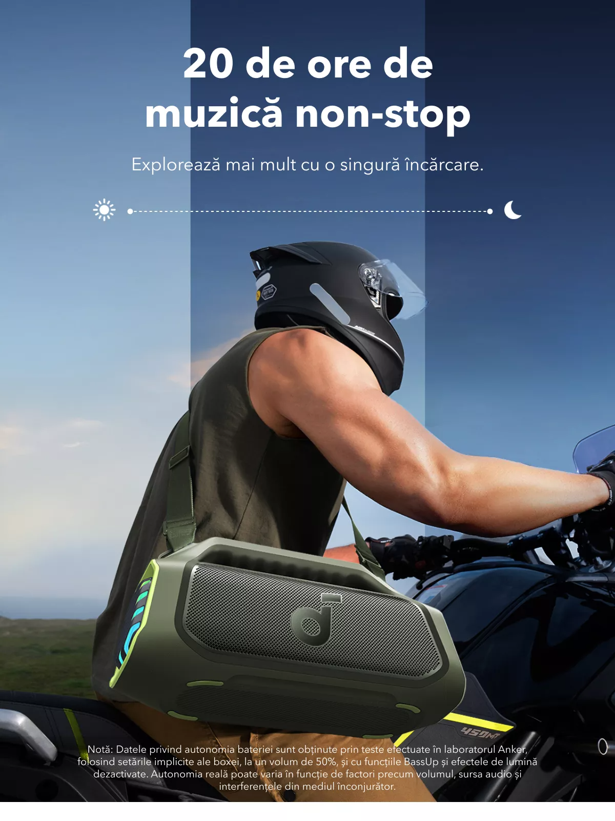 Преносима Bluetooth колонка Anker SoundCore Boom 2 Plus, 140W, TWS, RGB, водоустойчива, зелена A3134062