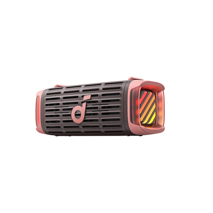 Преносима Bluetooth колонка Anker SoundCore Boom 3i, 50W, RGB, Водоустойчива, Кафяво-Розова D5100080