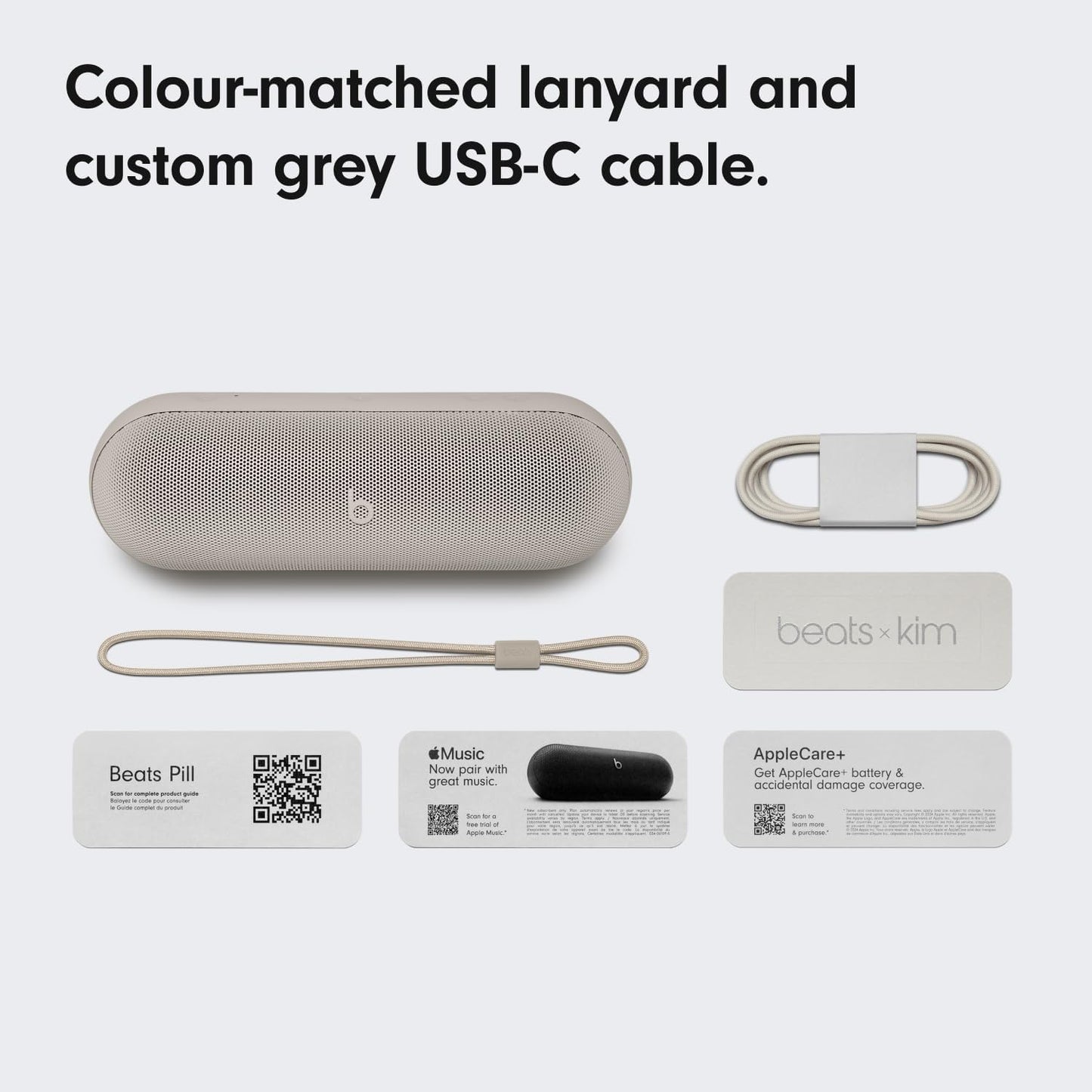 Преносима Bluetooth колонка Beats Pill Kim Kardashian Edition, Сива MAX24ZM/A