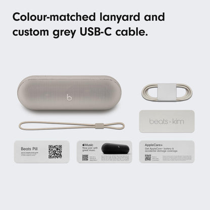 Преносима Bluetooth колонка Beats Pill Kim Kardashian Edition, Сива MAX24ZM/A