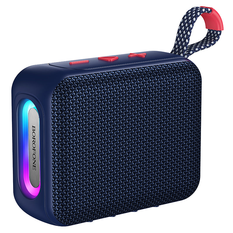 Преносима Bluetooth тонколона Borofone BR106 Felicitous, 8 W, TWS, RGB, тъмносиня