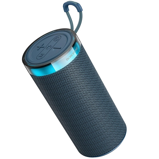 Преносима Bluetooth колонка Borofone BR105 Loud, 10W, TWS, RGB, Тъмносиня