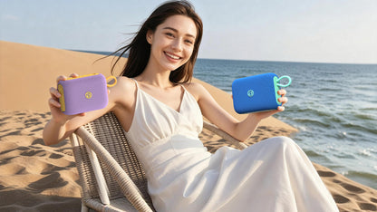 Bugani Rove Go 5 Portable Bluetooth Speaker, 12W, TWS, Waterproof, Blue