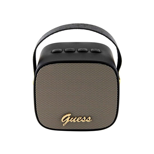 Портативна Bluetooth колонка Guess 4G Script Logo, 5W, Черна