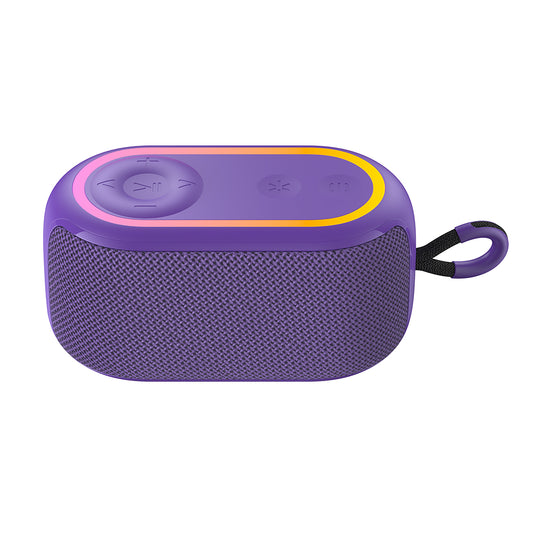 Портативна Bluetooth колонка HAVIT SK809BT, 7W, RGB, Водоустойчива, Лилава