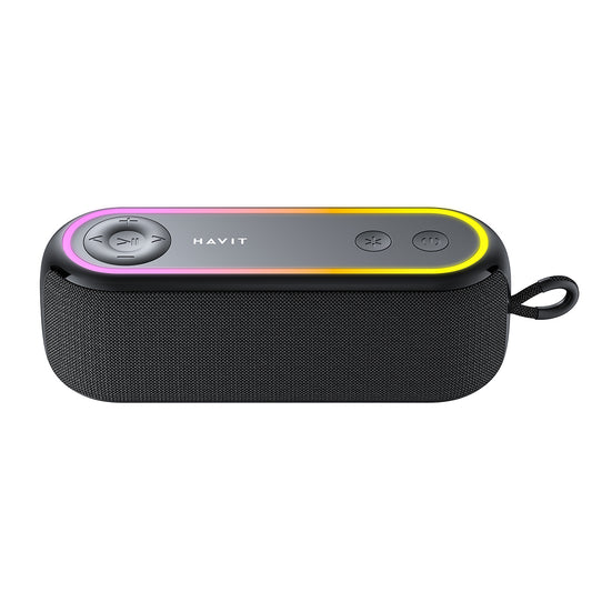 Портативна Bluetooth колонка HAVIT SK810BT, 7W, RGB, Водоустойчива, Черна