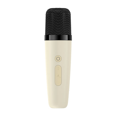 Портативна Bluetooth колонка HAVIT SK818BT Караоке, 5W, RGB, Водоустойчива, Бежова