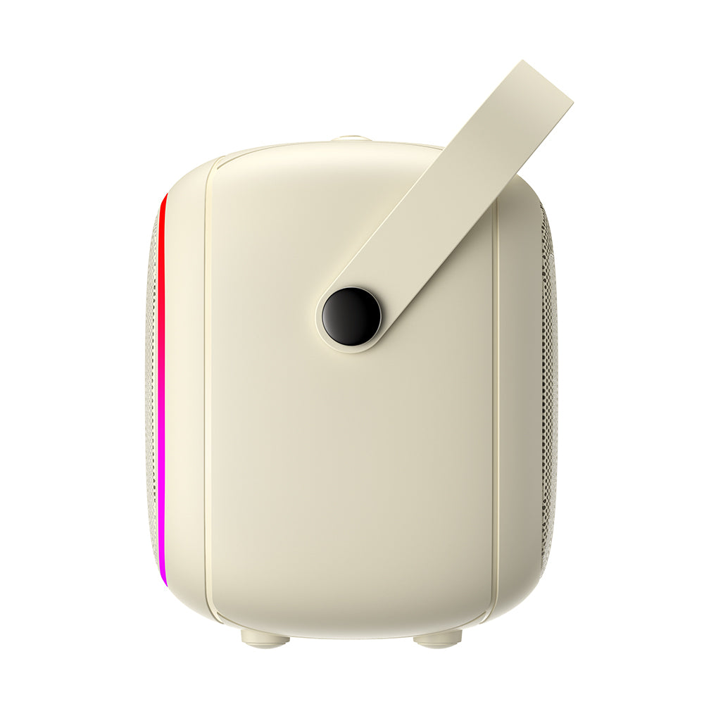 Портативна Bluetooth колонка HAVIT SK818BT Караоке, 5W, RGB, Водоустойчива, Бежова