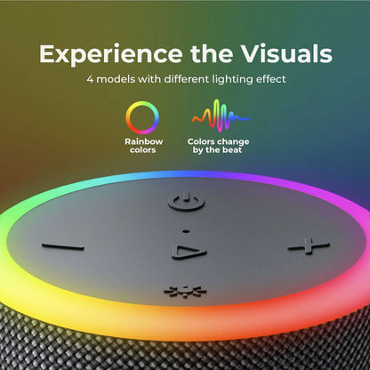 Портативна Bluetooth колонка HAVIT SK833BT, 2 x 10W, RGB, Водоустойчива, Черна