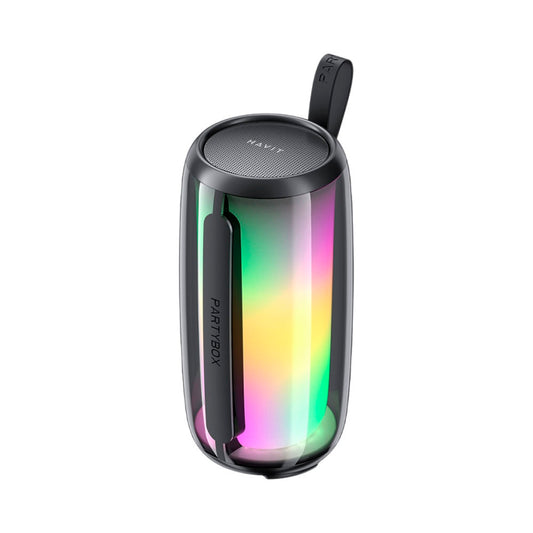 Портативна Bluetooth колонка HAVIT SK879BT, 8W, RGB, Водоустойчива, Черна