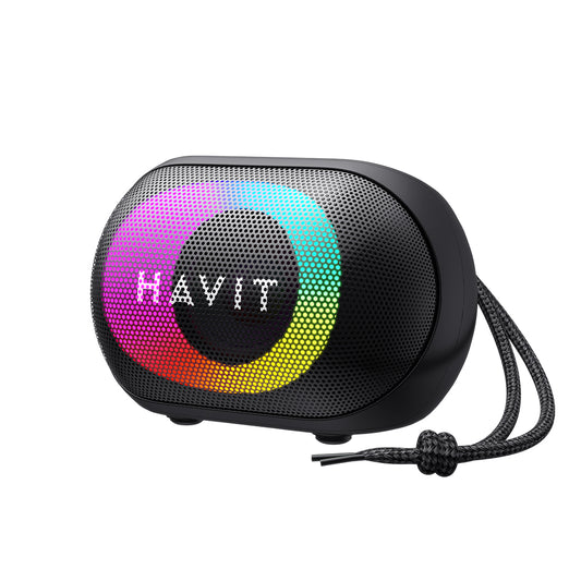 Портативна Bluetooth колонка HAVIT SK885BT, 8W, RGB, Водоустойчива, Черна