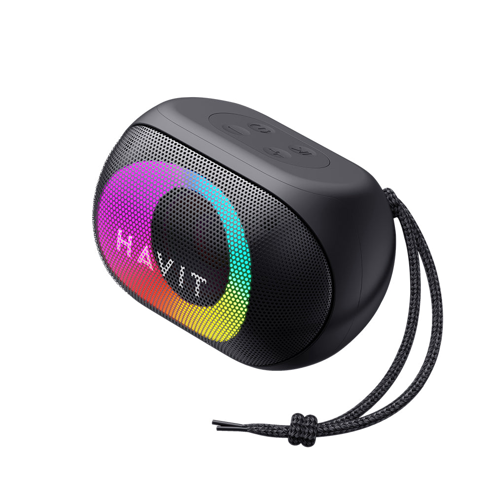 Портативна Bluetooth колонка HAVIT SK885BT, 8W, RGB, Водоустойчива, Черна