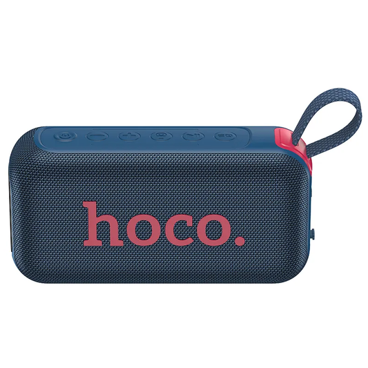 Портативна Bluetooth колонка HOCO HC32, 2 x 10W, TWS, RGB, Тъмносиня
