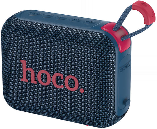 Портативна Bluetooth колонка HOCO HC31, 10W, TWS, RGB, Водоустойчива, Тъмносиня