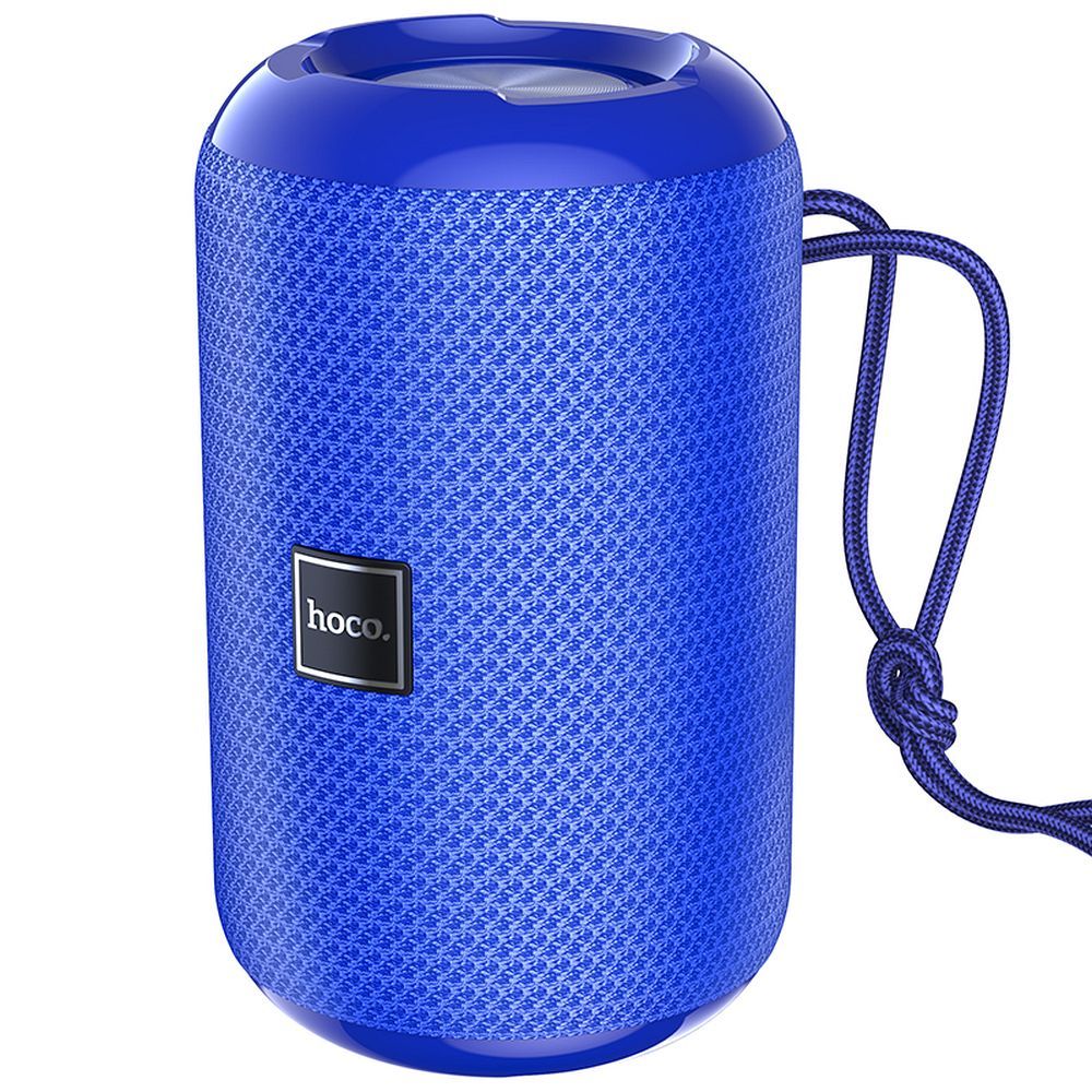 Портативна Bluetooth колонка HOCO HC1, 5W, TWS, Водоустойчива, Синя