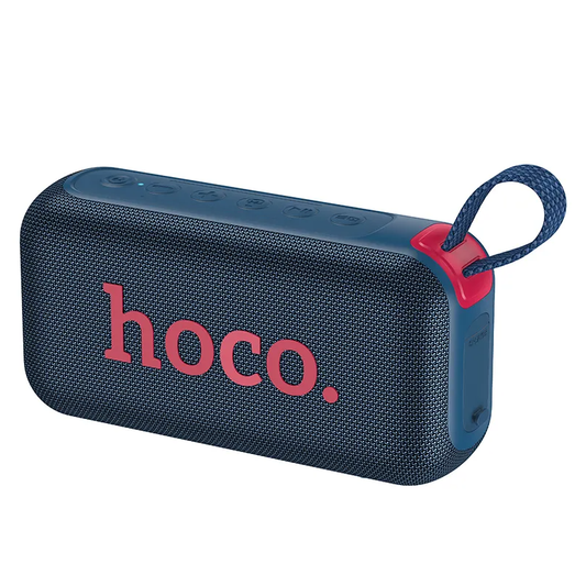 Портативна Bluetooth колонка HOCO HC32, 2 x 10W, TWS, RGB, Тъмносиня