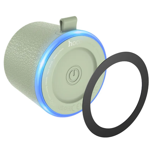 Преносима Bluetooth колонка HOCO HC49 Mini Magnetic, 8W, TWS, Зелена