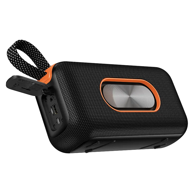 Портативна Bluetooth колонка HOCO HC32, 2 x 10W, TWS, RGB, Черна