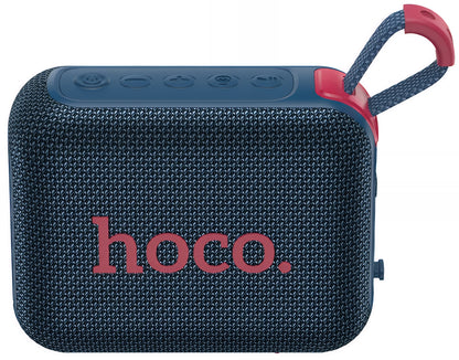 Портативна Bluetooth колонка HOCO HC31, 10W, TWS, RGB, Водоустойчива, Тъмносиня
