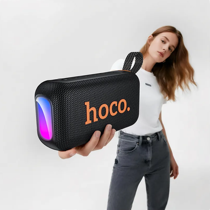 Портативна Bluetooth колонка HOCO HC32, 2 x 10W, TWS, RGB, Черна