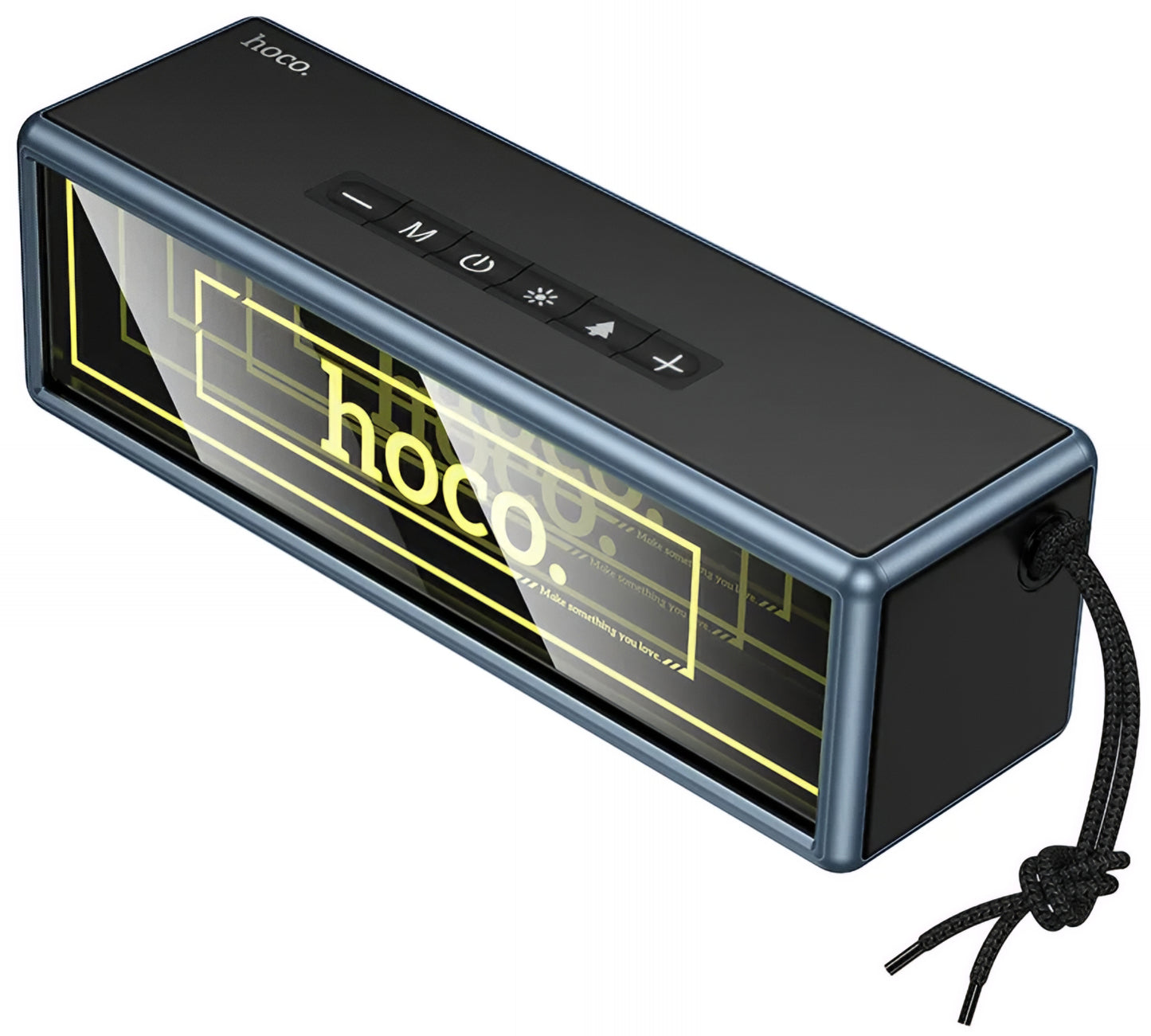 Преносима Bluetooth колонка HOCO HC40, 2 x 10W, TWS, RGB, Черна