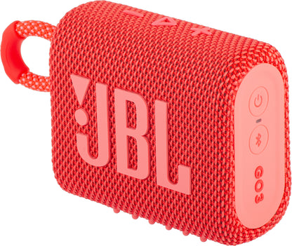 Преносим Bluetooth високоговорител JBL GO 3, 4,2 W, Pro Sound, водоустойчив, розов JBLGO3RED