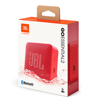 Портативна Bluetooth колонка JBL Go Essential 2, 3.1W, Pro Sound, Водоустойчива, Червена JBLGOES2REDCN