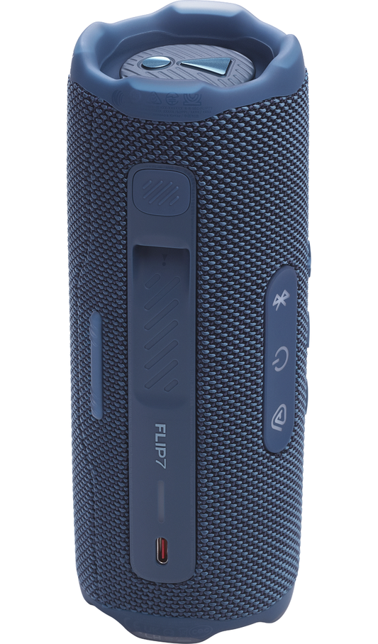 Преносима Bluetooth колонка JBL Flip 7, 35W, MultiPoint, водоустойчива, синя JBLFLIP7BLU