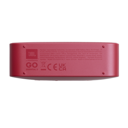 Портативна Bluetooth колонка JBL Go Essential 2, 3.1W, Pro Sound, Водоустойчива, Червена JBLGOES2REDCN