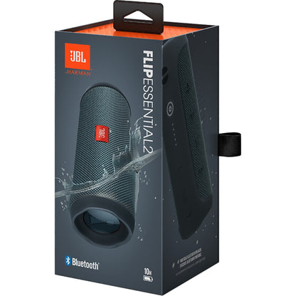 Портативна Bluetooth колонка JBL Flip Essential 2, 20W, PartyBoost, Водоустойчива, Черна JBLFLIPES2BK