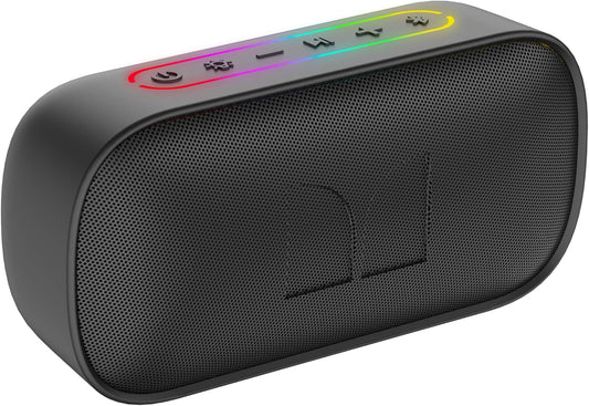 Преносима Bluetooth колонка Monster S150, 14W, TWS, RGB, водоустойчива, черна