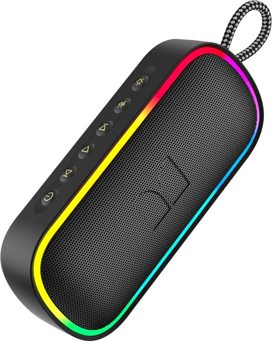 Преносима Bluetooth колонка Monster S150 Plus, 40W, TWS, RGB, водоустойчива, черна