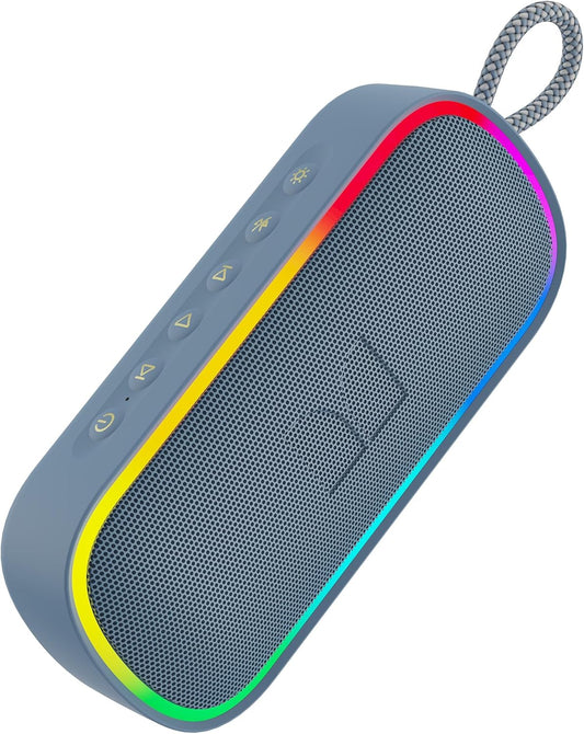 Преносима Bluetooth колонка Monster S150 Plus, 40W, TWS, RGB, водоустойчива, синя