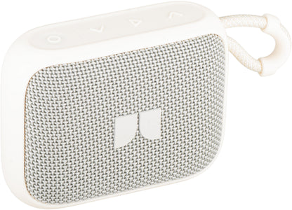 Преносима Bluetooth колонка Monster S520, 5W, TWS, RGB, водоустойчива, светло кремава