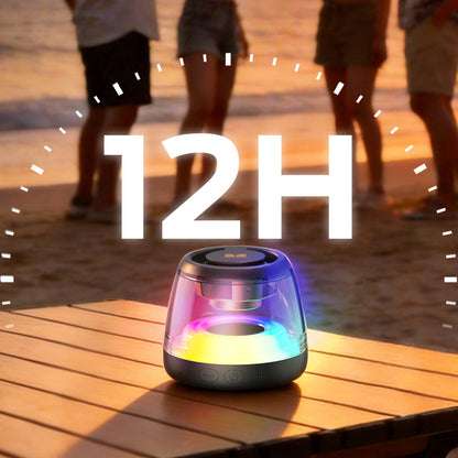 Преносима Bluetooth колонка Monster Mag Flux, 5W, TWS, RGB, Черна