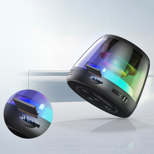 Преносима Bluetooth колонка Monster Mag Flux, 5W, TWS, RGB, Черна