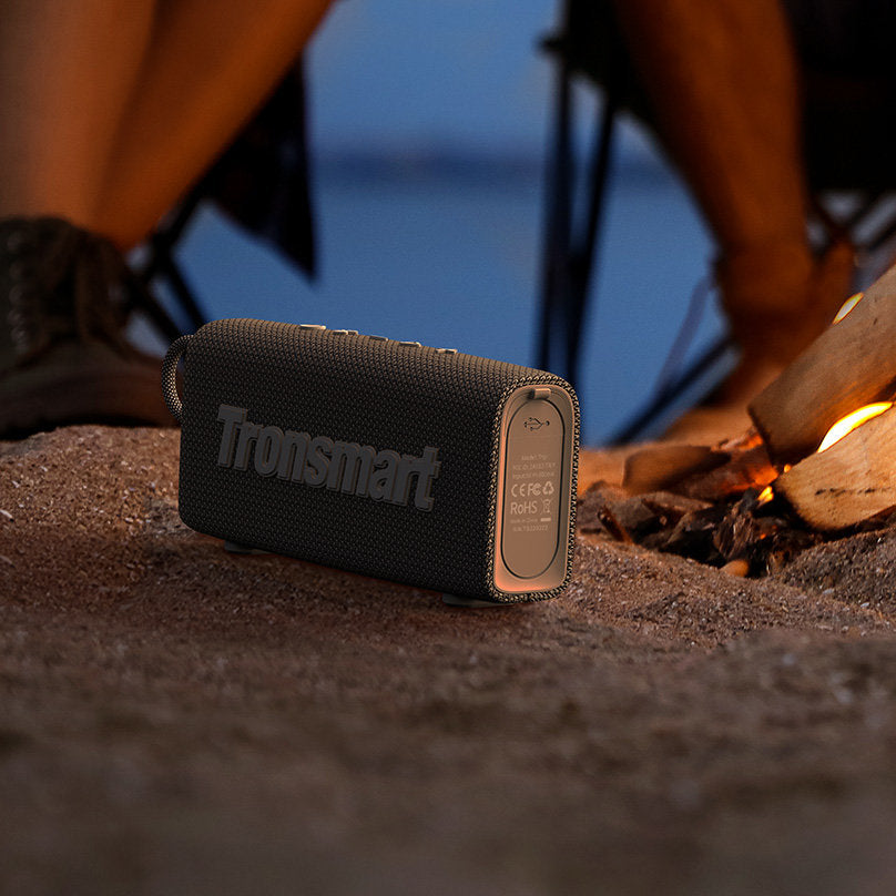 Преносим Bluetooth високоговорител Tronsmart Trip, 10W, TWS, водоустойчив, черен