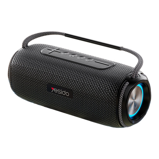 Портативна Bluetooth колонка Yesido YSW11, 40W, RGB, Водоустойчива, Черна