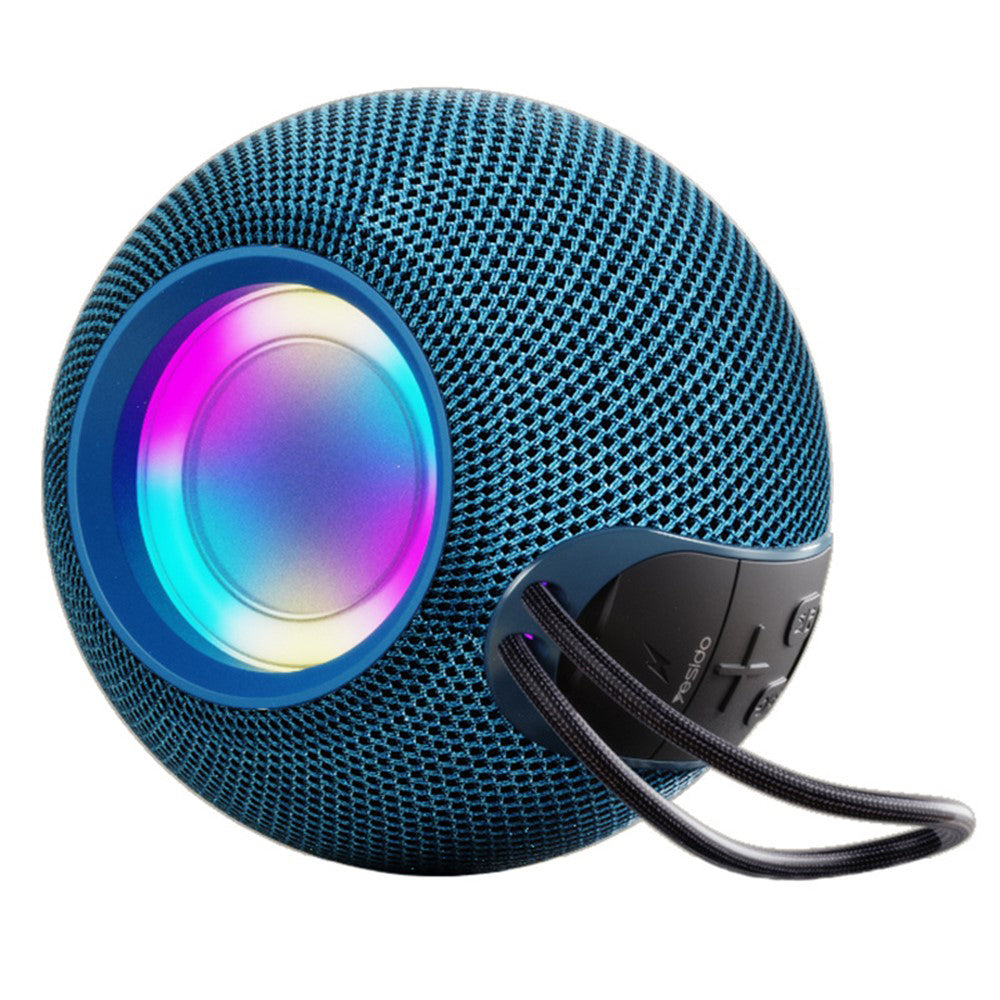 Портативна Bluetooth колонка Yesido YSW13, 5W, RGB, Синя