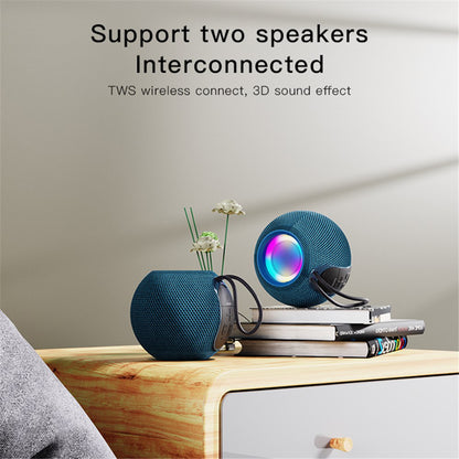 Портативна Bluetooth колонка Yesido YSW13, 5W, RGB, Синя
