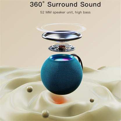 Портативна Bluetooth колонка Yesido YSW13, 5W, RGB, Синя