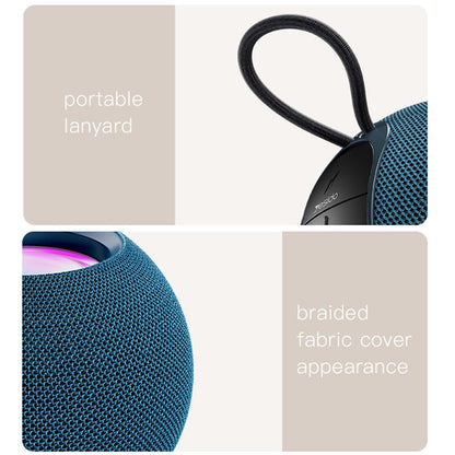 Портативна Bluetooth колонка Yesido YSW13, 5W, RGB, Синя