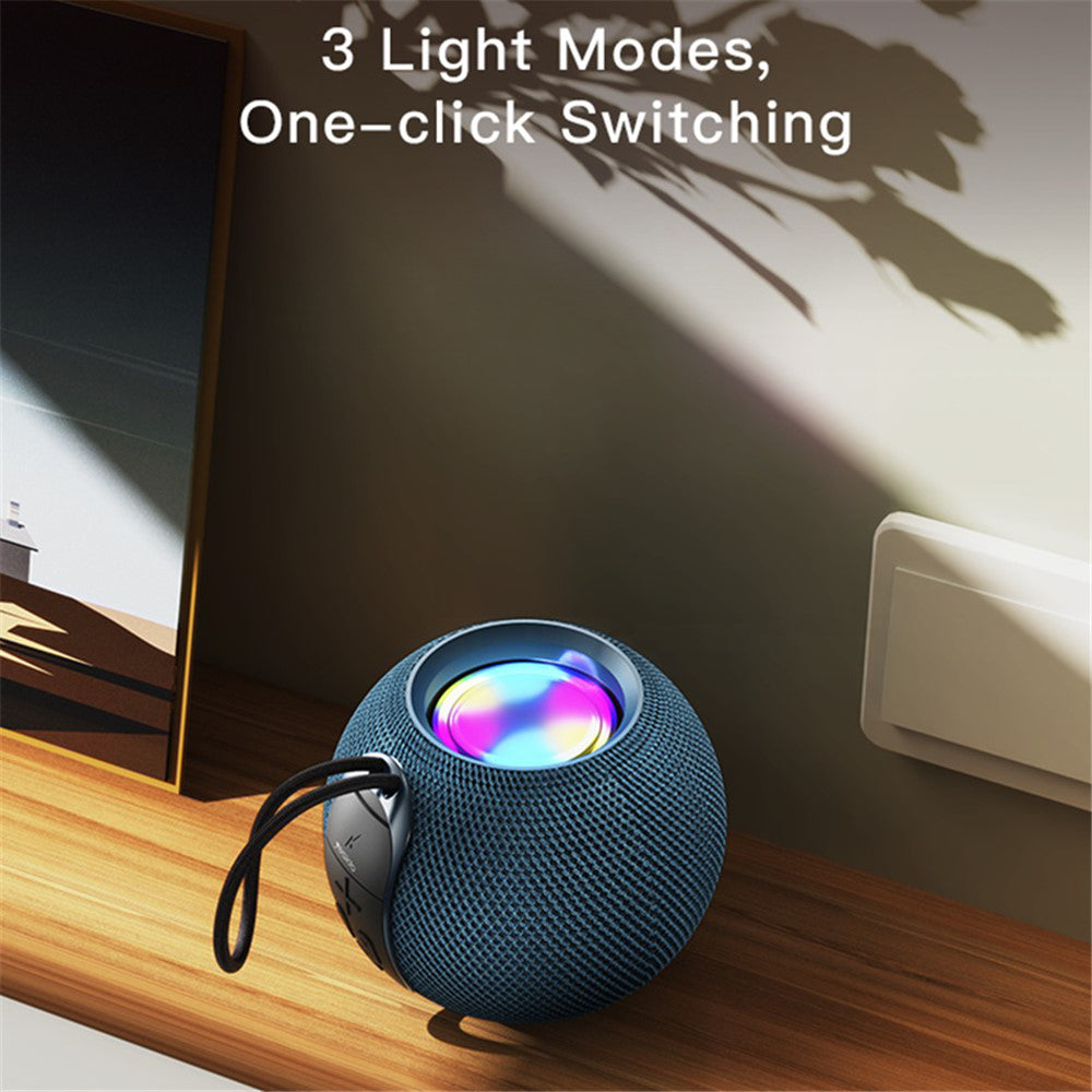 Портативна Bluetooth колонка Yesido YSW13, 5W, RGB, Синя