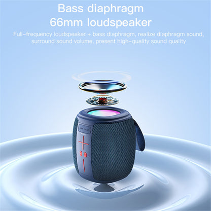 Портативна Bluetooth колонка Yesido YSW14, 5W, RGB, Синя