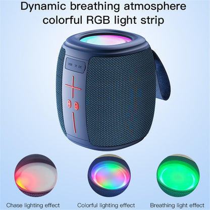 Портативна Bluetooth колонка Yesido YSW14, 5W, RGB, Синя