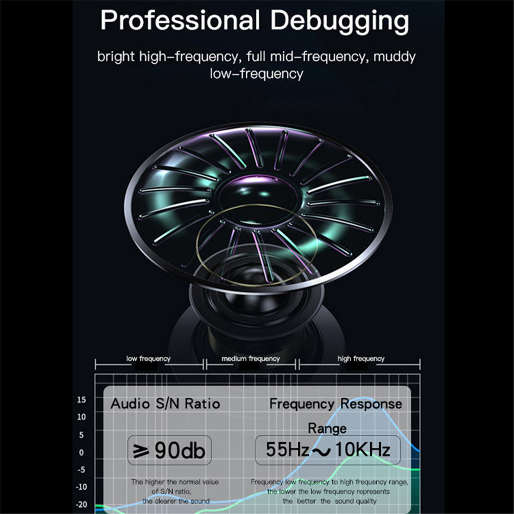 Портативна Bluetooth колонка Yesido YSW14, 5W, RGB, Синя