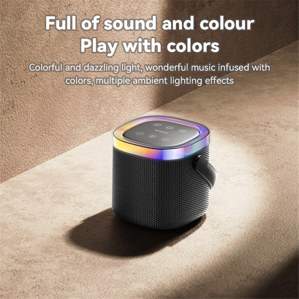 Портативна Bluetooth колонка Yesido YSW25, 5W, RGB, Черна