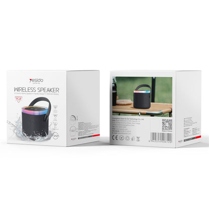 Портативна Bluetooth колонка Yesido YSW25, 5W, RGB, Черна