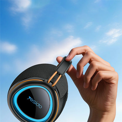 Портативна Bluetooth колона Yesido YSW40, 8W, RGB, Черна