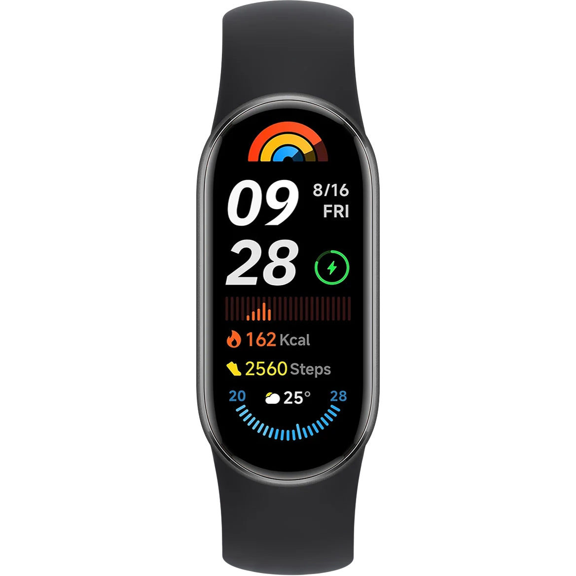 Фитнес гривна Xiaomi Mi Smart Band 9, черна BHR8337GL